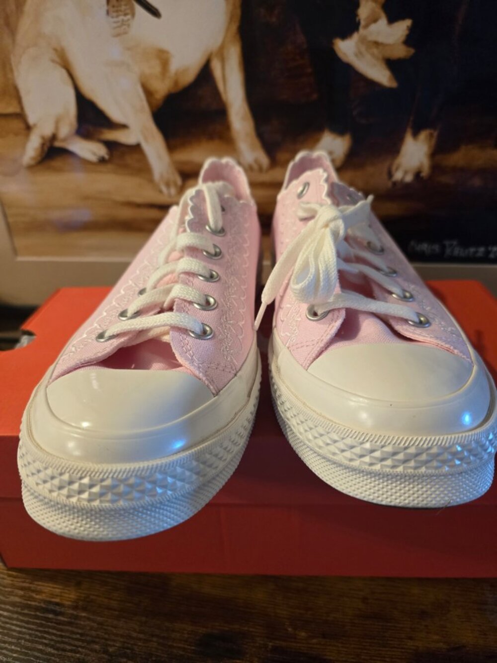 Converse Chuck 70 Embroidered Sugar Berry A13542C Low Top Women's Size 10 US NEW - Picture 5 of 13